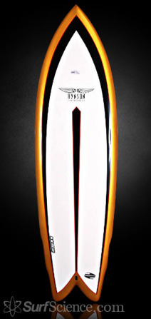 Hynson Surfboards Black Knight Quad